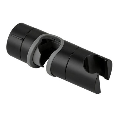 B&Q -  Black Adjustable Shower Riser Rail Slider 19-25mm