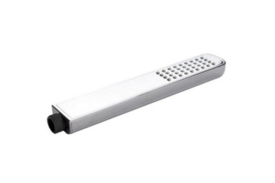 Euroshowers Rectangle Chrome Stylish Sim Shower Head from B&Q