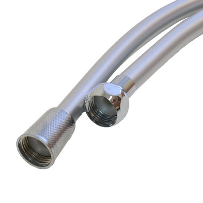 Euroshowers Easy Silver 8mm Shower Hose from B&Q
