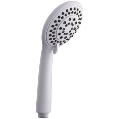 Euroshowers Superjet White 5 Spray Shower Head from B&Q