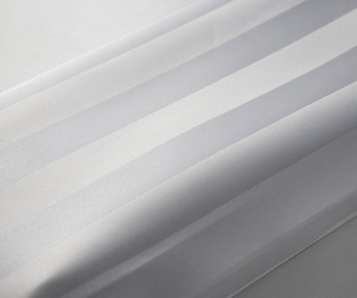 Euroshowers Satinstripe180 X 200Cm Shower Curtain from B&Q