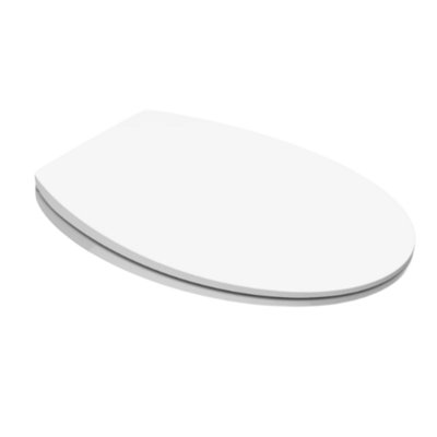Euroshowers Slimlux Top Fix Slow Close Oval Toilet Seat from B&Q