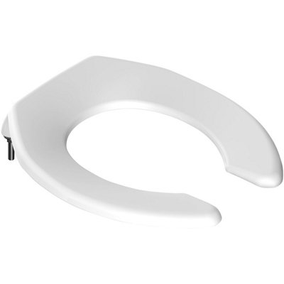 Euroshowers Commercial Gap Open Front Toilet Seat from B&Q