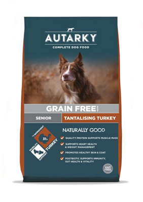 Autarky Grain Free Senior Tantalising Turkey 12Kg from B&Q