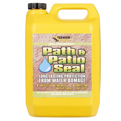 B&Q -  405 Brick Stone Path Patio Cement Concrete Protector Seal 5L Pat5