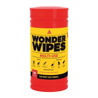 Pack of 6 Tubs Everbuild 100 Tub Wonder Wipes Multi Purpose Hand Cleaning Wipes - Image 38