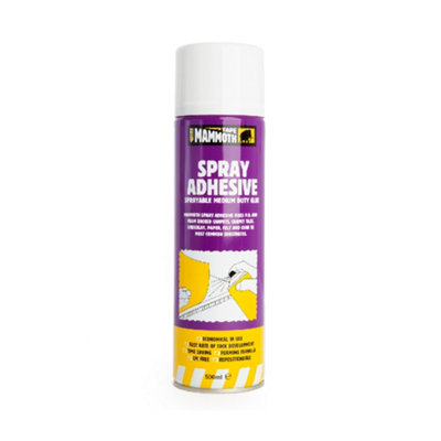 Everbuild Mammoth Spray Adhesive500Ml2Spray05 from B&Q