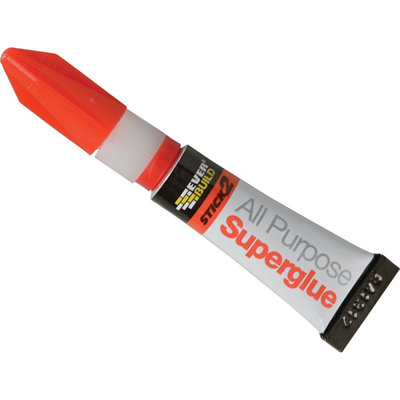 Everbuild  Stick 2 Tube (3 Gram)All PurposeClear1 Minute Instant Bond from B&Q