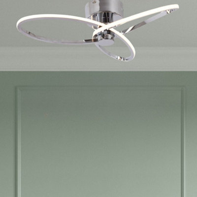 Pagazzi Lighting Light Pagazzi Ing Pagazzi Reggie Led Semi Flush Ceiling