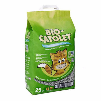 Bio-Catolet Non Clumping Cat Litter 25L from B&Q