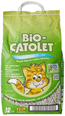 Bio-Catolet Non Clumping Cat Litter 12L from B&Q