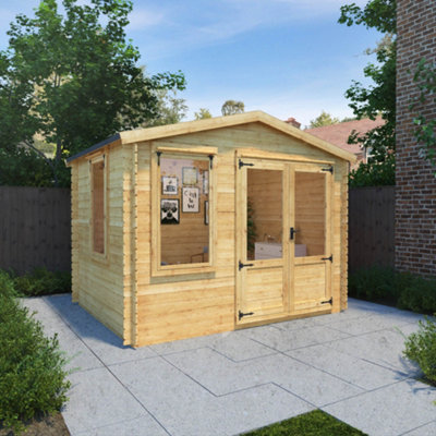 Mercia Apex Wooden Cabin With Double Door from B&Q