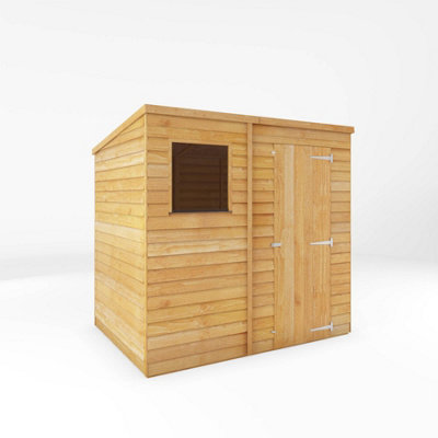 Waltons 7 X 5 Garden Wooden Storage Shed Pent Roof Window