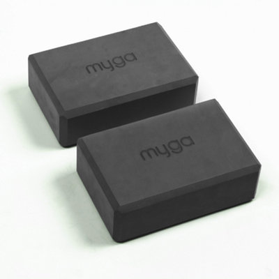 Myga Foam Yoga Block - Black - High Density Lightweight Odour & Moisture Proof - Image 4