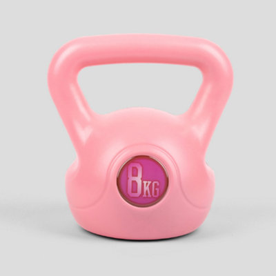 Phoenix Fitness 8Kg Pink Kettlebell For Strength And Conditioning Workouts from B&Q