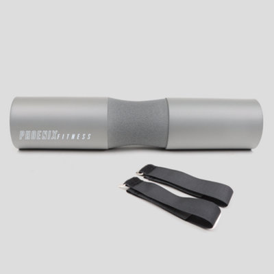 Phoenix Fitness Grey Foam Barbell Pad For Comfortable Weightlifting from B&Q
