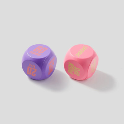 Phoenix Fitness Exercise Dice Pink Fitness Routine from B&Q