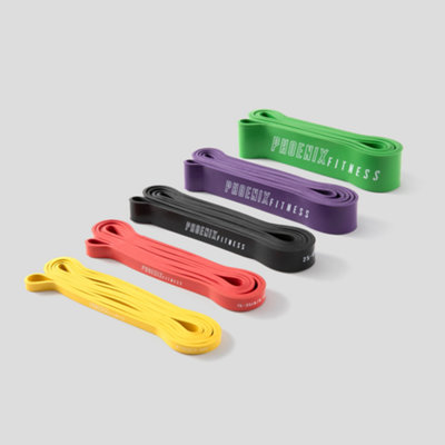Phoenix Fitness Pull Up Bands Standard Resistance from B&Q
