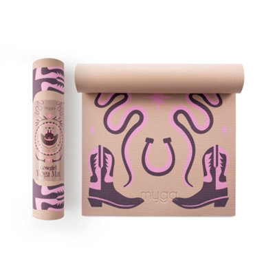 Myga Cowgirl Patterned Yoga Mat For Fun And Stylish Practice from B&Q