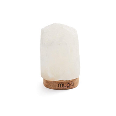 Myga Usb Colour Changing Himalayan Salt Lamp - Snow White - Image 3