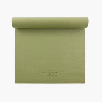B&Q -  Moss Entry-Level Yoga Mat For Comfortable Beginner Workouts