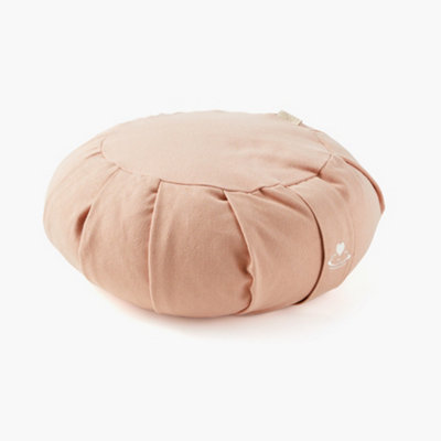Myga Blush Zafu Yoga Meditation Cushion For Comfortable Practice from B&Q