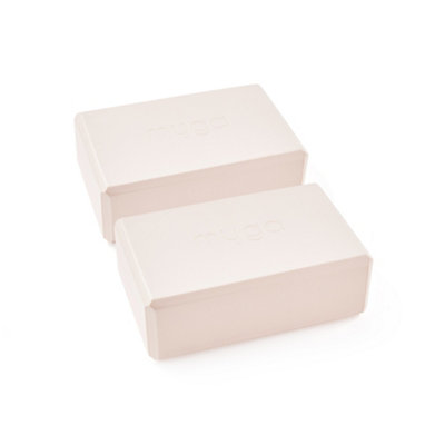 Myga Pair Of Yoga Blocks - Blush