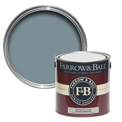 Farrow & Ball Estate Selvedge No.306 Matt Emulsion Paint2.5L from B&Q
