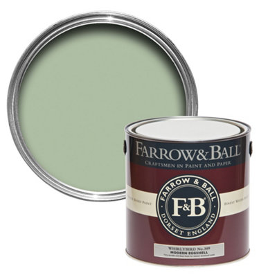 Farrow & Ball Modern Whirlybird No.309 Eggshell Paint2.5L from B&Q