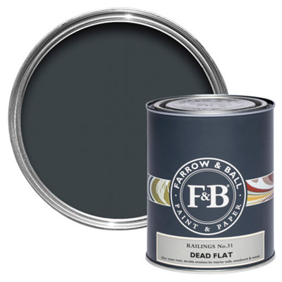 B&Q -  Railings No.31 Dead-Flat Matt Multi-Surface Emulsion Paint750Ml