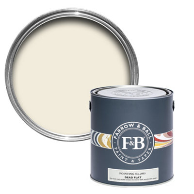Farrow & Ball Pointing No.2003 Dead-Flat Matt Multi-Surface Emulsion Paint2.5L from B&Q