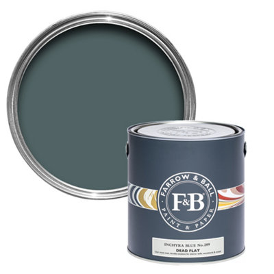 B&Q -  Inchyra Blue No.289 Dead-Flat Matt Multi-Surface Emulsion Paint2.5L