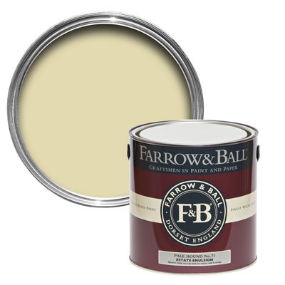 Farrow & Ball Estate Pale Hound No.71 Matt Wall & Ceiling Emulsion Paint2.5L from B&Q