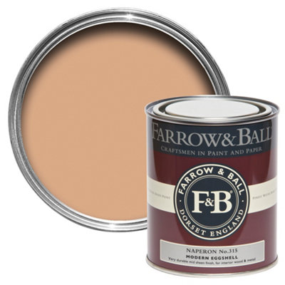 Farrow & Ball Modern Naperon No.315 Eggshell Metal & Wood Paint750Ml from B&Q