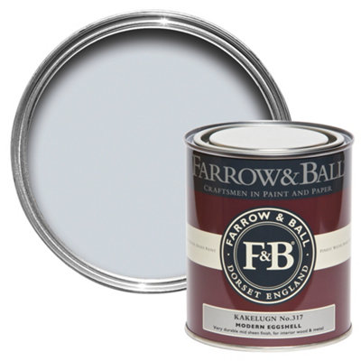 Farrow & Ball Modern Kakelugn No.317 Eggshell Metal & Wood Paint750Ml from B&Q