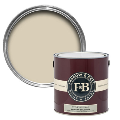 B&Q -  Modern Off White Matt Wall & Ceiling Emulsion Paint2.5L