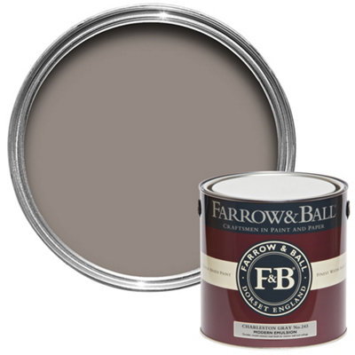 B&Q -  Modern Charleston Gray No.243 Matt Emulsion Paint2.5L