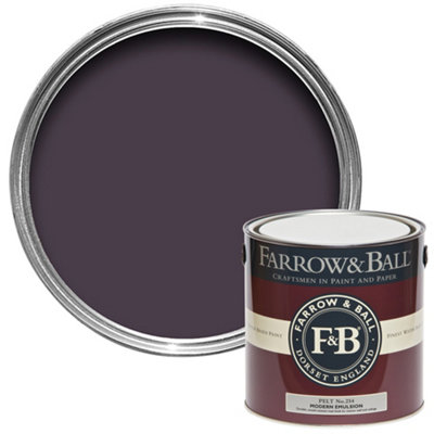 Farrow & Ball Modern Pelt No.254 Matt Emulsion Paint2.5L from B&Q