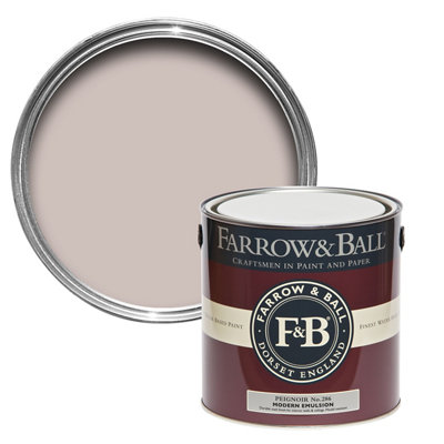 Farrow & Ball Modern Peignoir No.286 Matt Wall & Ceiling Emulsion Paint2.5L from B&Q