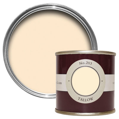 Farrow & Ball Estate Tallow No.203 Wall & Ceiling Emulsion Paint100Ml Tester Pot from B&Q