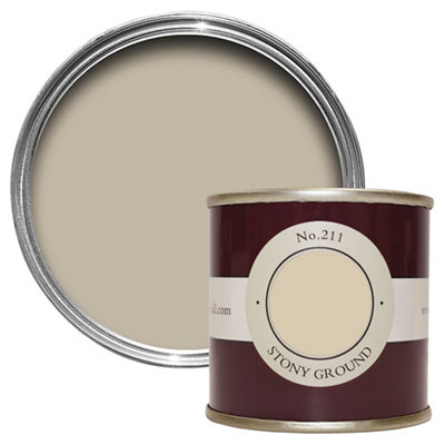 Farrow & Ball Estate Stony Ground No.211 Matt Wall & Ceiling Emulsion Paint100Ml Tester Pot from B&Q