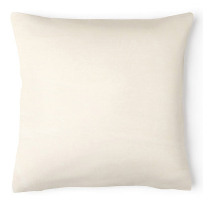 Intimates Premium Velvet Square CushionContemporary Style With Zip ClosureMachine WashableCream from B&Q