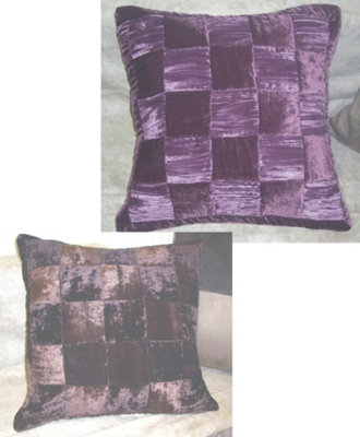 Intimates Dusky Soft Velvet CushionZip ClosureMachine WashableDusky from B&Q