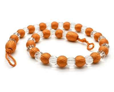 Intimates Crystal Beaded Curtain Tieback PairOrange from B&Q