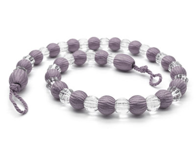 Intimates Crystal Beaded Curtain Tieback PairMauve from B&Q