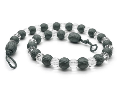 Intimates Crystal Beaded Curtain Tieback PairCharcoal from B&Q
