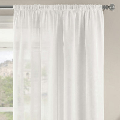 Velosso Riva Slot Top Voile PanelWhite from B&Q