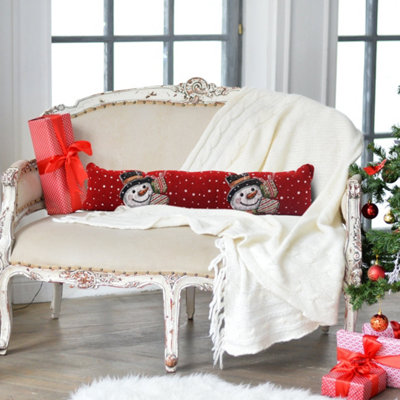 Noel Square Snowman Presents Draught Excluder Cotton - Image 4
