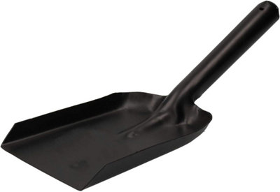 Trendi 5 Inch Shovel Black Metal Small Coal Shovel Fire Accessories Ash Dust Pan from B&Q