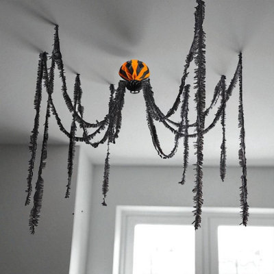16Ft Hanging Creepy Giant Spider from B&Q